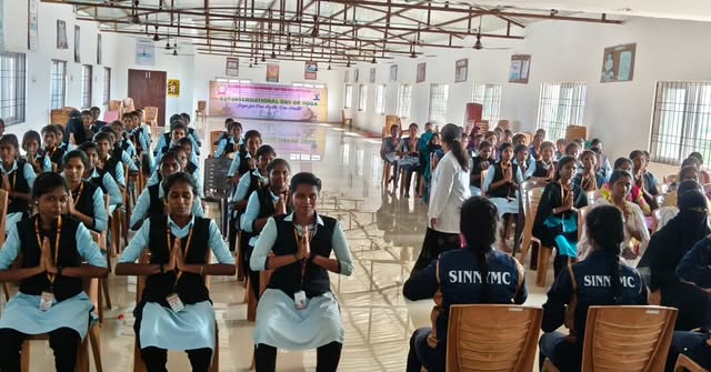 Yoga Class Under Health & Wellness Program For Polytechnic Girls Students