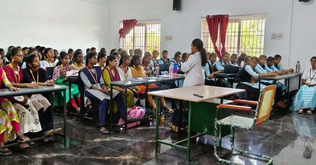 Yoga Class Under Health & Wellness Program For Polytechnic Girls Students