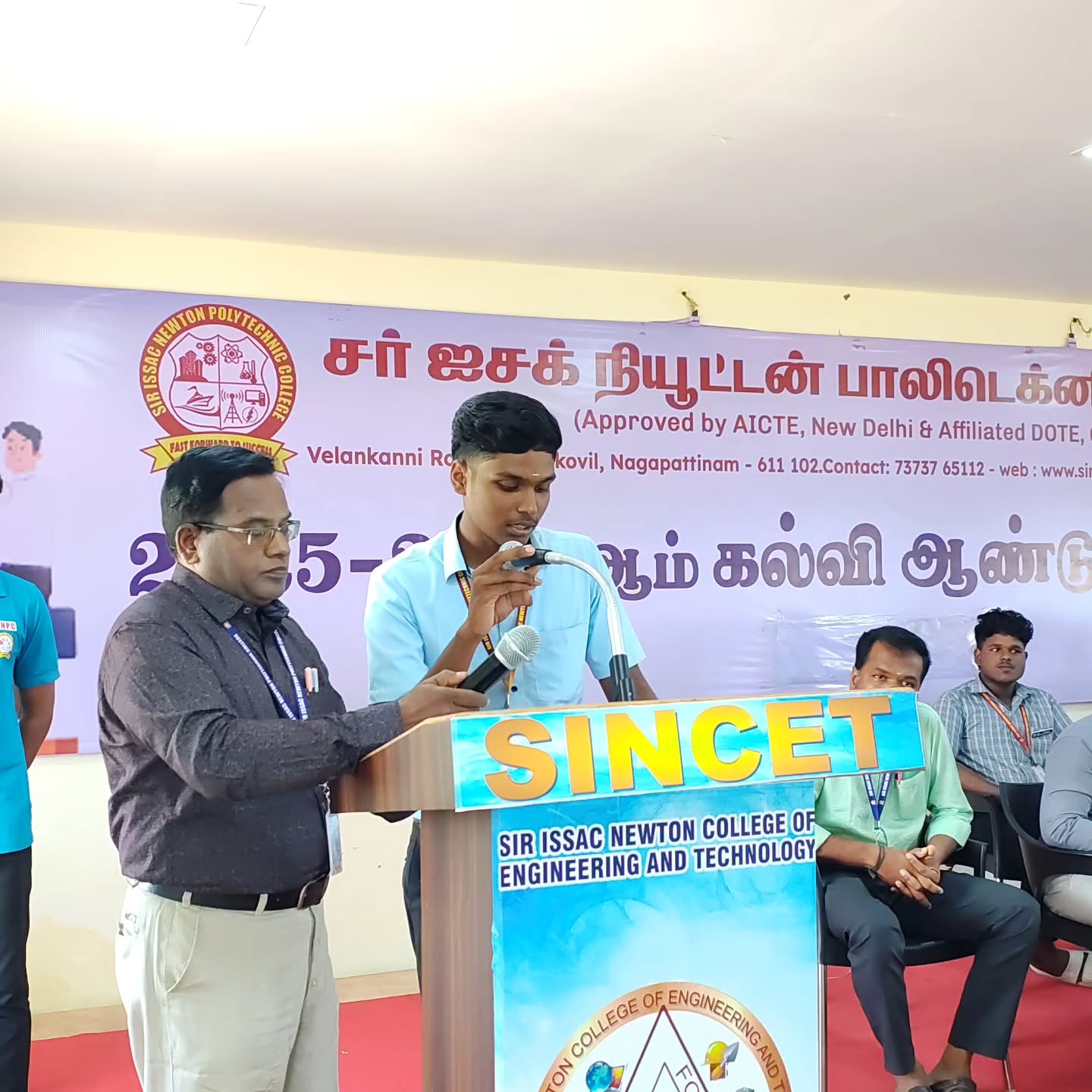 MechAster Club New Members Induction Ceremony for Mechanical Students