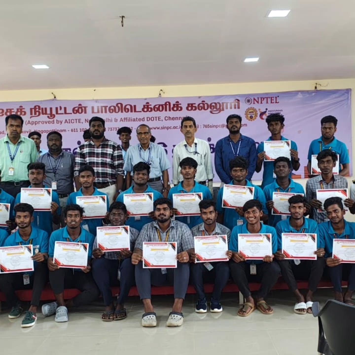 MechAster Club New Members Induction Ceremony for Mechanical Students