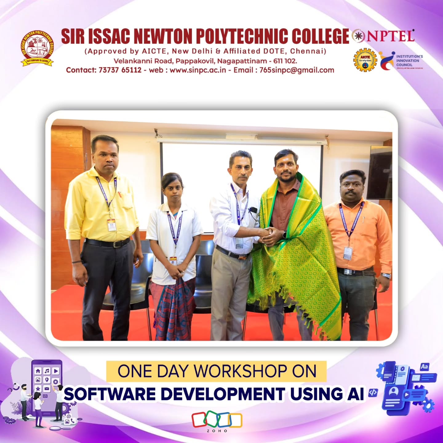 One-Day Workshop on Software development using AI-Department of Computer Engineering Hosts
