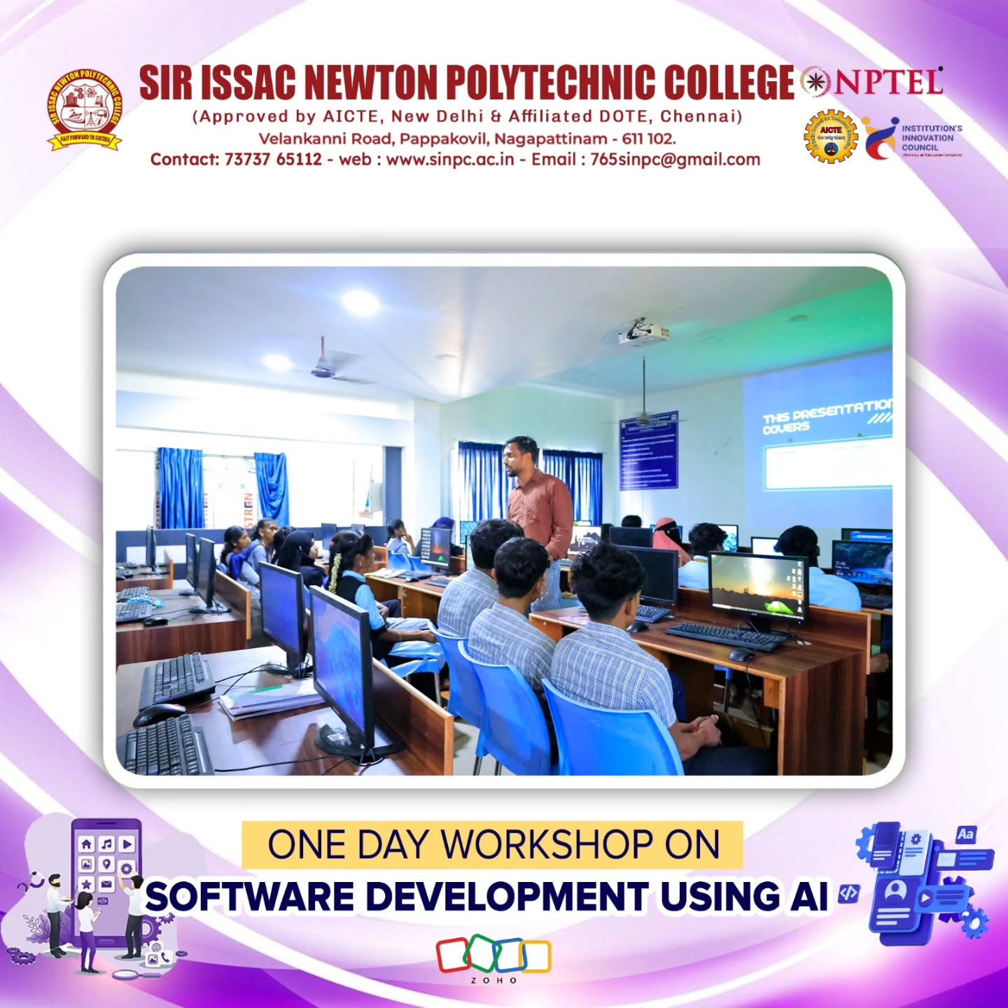One-Day Workshop on Software development using AI-Department of Computer Engineering Hosts