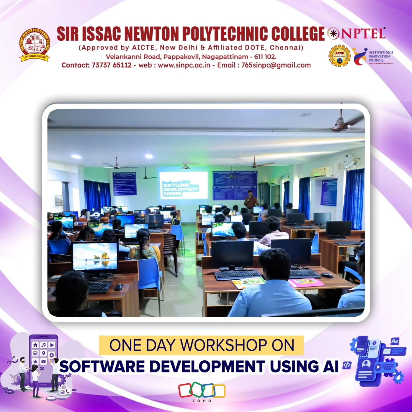 One-Day Workshop on Software development using AI-Department of Computer Engineering Hosts
