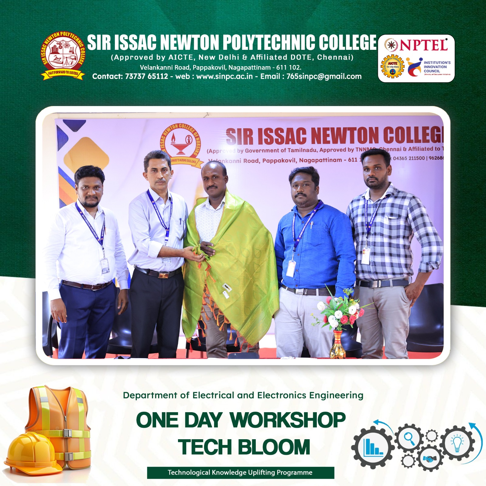 ONEDAY WORKSHOP-TECHBLOOM for EEE Students