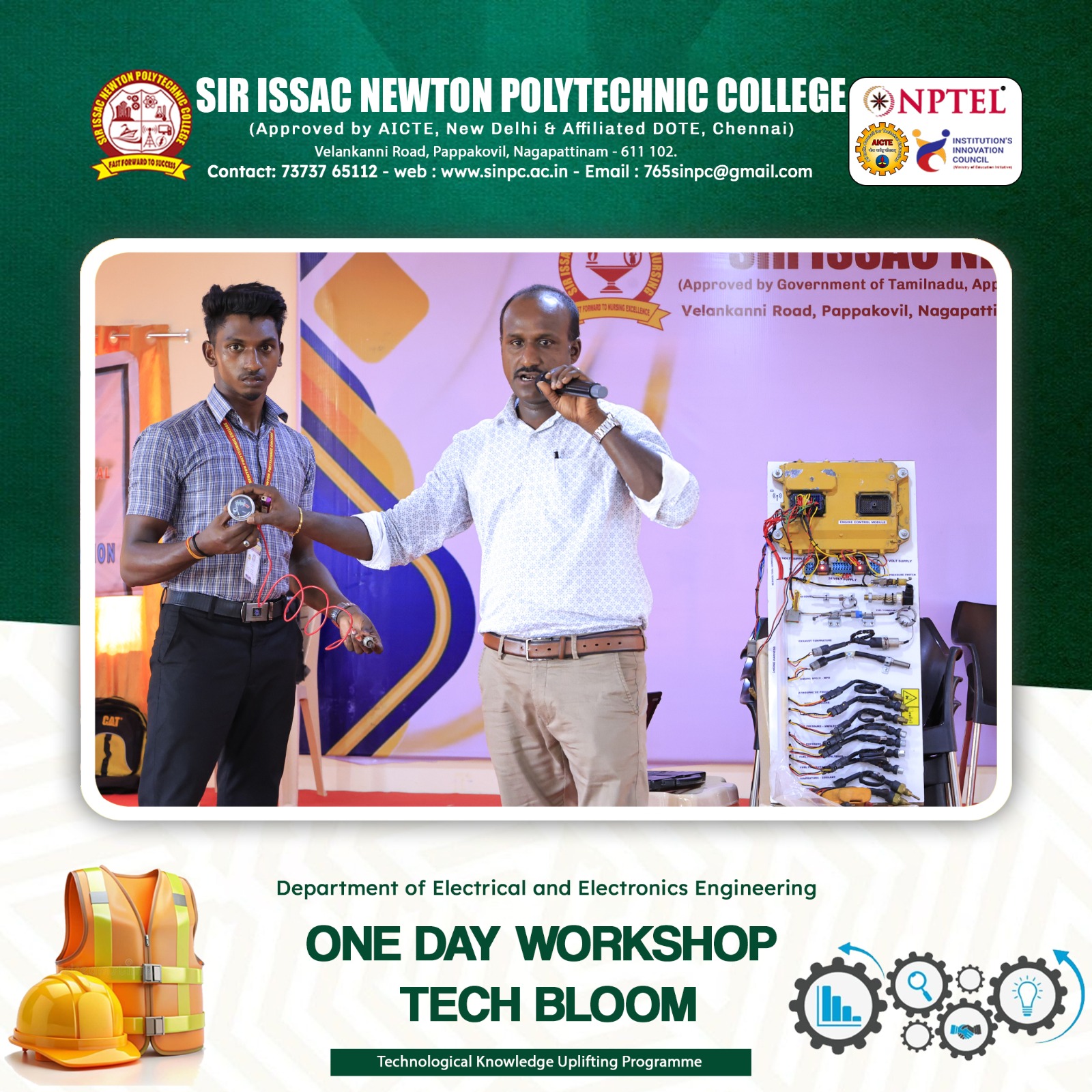 ONEDAY WORKSHOP-TECHBLOOM for EEE Students