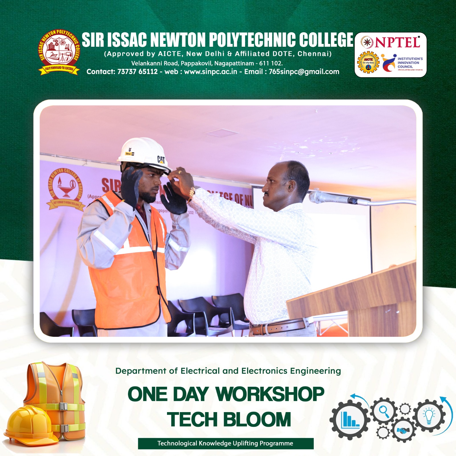 ONEDAY WORKSHOP-TECHBLOOM for EEE Students